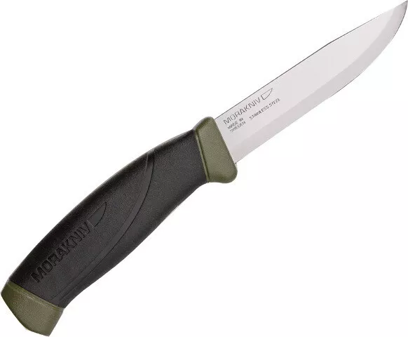 Mora Companion MG Army Model Knife M-11827 8 5/8" overall. 4" stainless blade. O