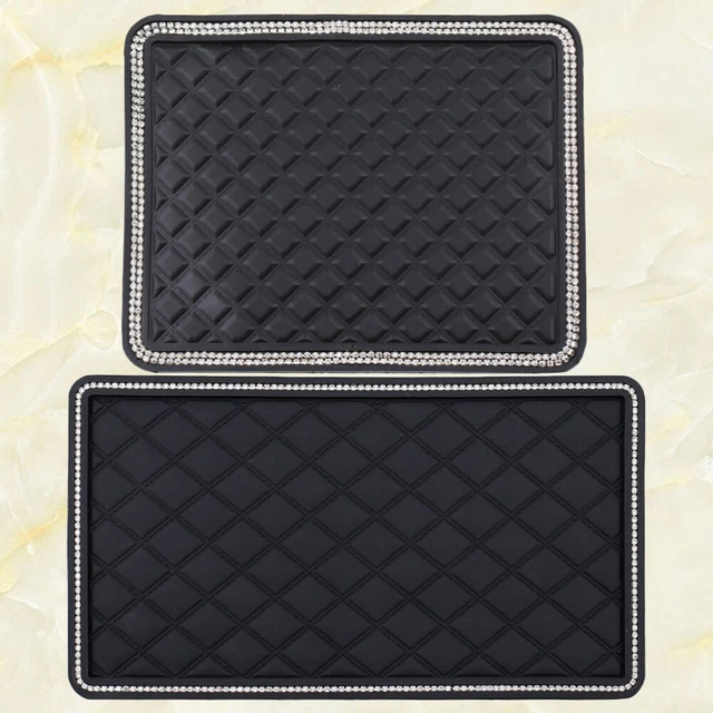 2 pz cruscotto auto tappetino antiscivolo diamante antiscivolo