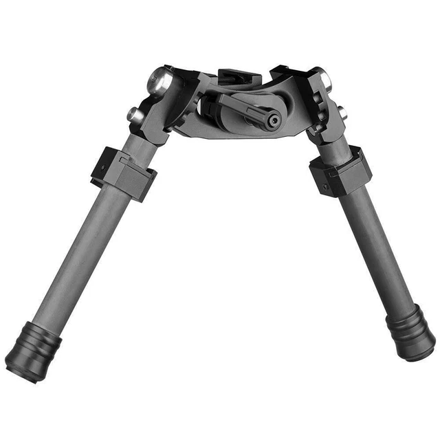 Tactical Carbon Fiber Swivel Bipod LRA Wide Stance Rifle Bipod Picatinny rail