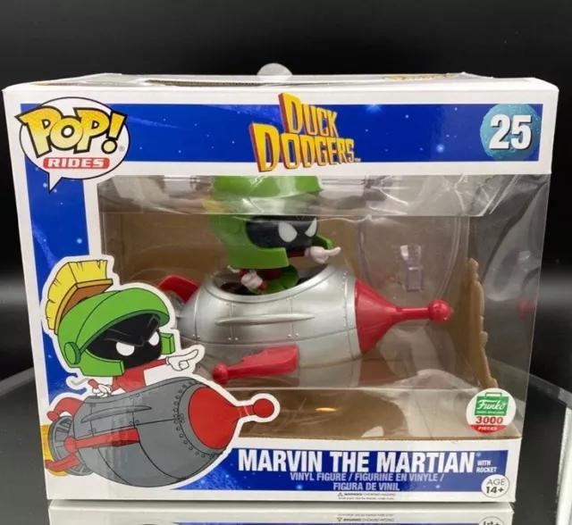 Funko Pop! Rides: Looney Tunes - Marvin the Martian - (Rocket) #25