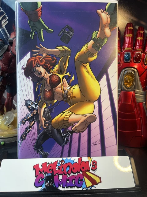 TMNT April Virgin Cover Melinda’s Comics Faro's Lounge