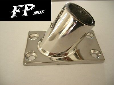 Embase de chandelier 25mm 90° inox 316 Ref EM414 