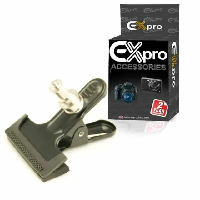Studio Lighting Clamp Clip Spigot Background Backdrop Support 1/4'' Screw Holder