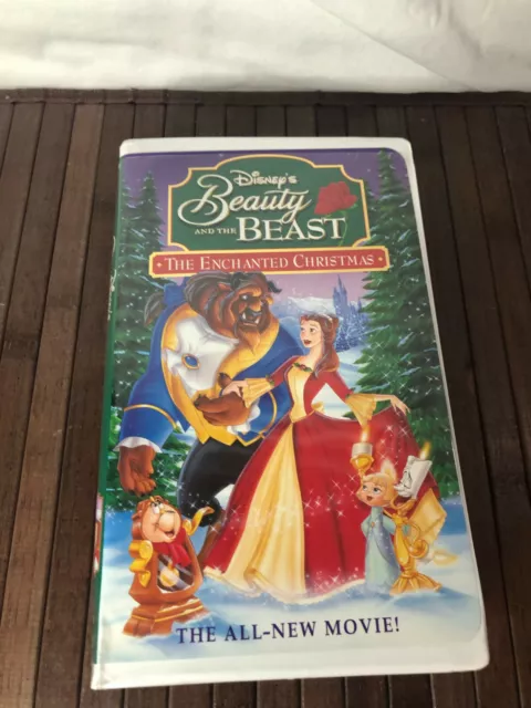 Walt Disneys Beauty & The Beast “The Enchanted Christmas” W/Collectors Stamp VHS