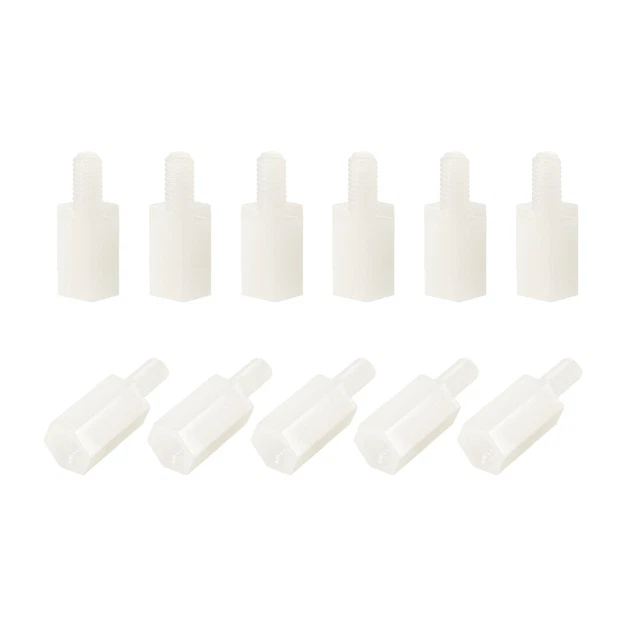 Lot De 10 Entretoises/fixations Taquet Pour Lettres D'enseigne - 12mm - Longueur 20mm