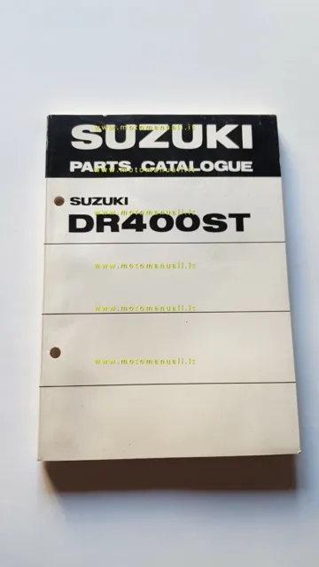 SUZUKI DR 400 ST 1980 catalogo ricambi originale genuine spare part catalogue