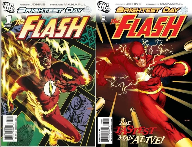 The Flash #1-2 Incentive Variants Volume 3 (2010-2011) DC Comics - 2 Comics