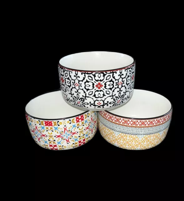 Signature 6-piece Stoneware Bowl Set with Vented Lids