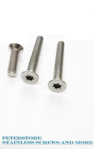 Senkschrauben ISO 14581  Edelstahl A2 Torx Torxschraube M5 Senkkopfschrauben