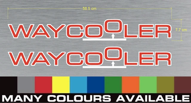 Custom DAF Truck Window Corner Decals (Set Of 2) – Choose ANY Color, Glossy Finish