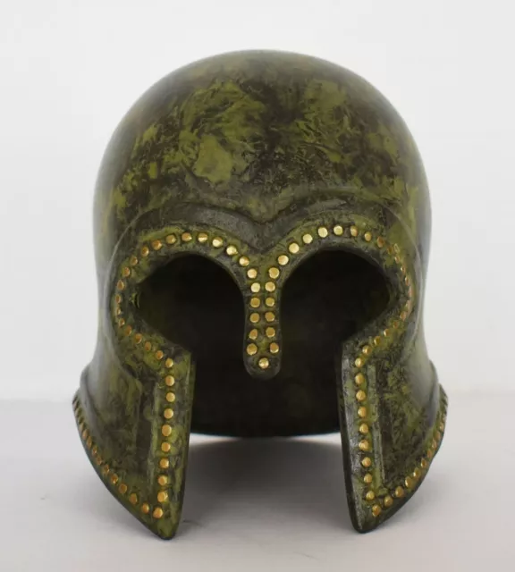 Ancient Greek Corinthian Helmet - From Olympia - Museum Reproduction - Bronze