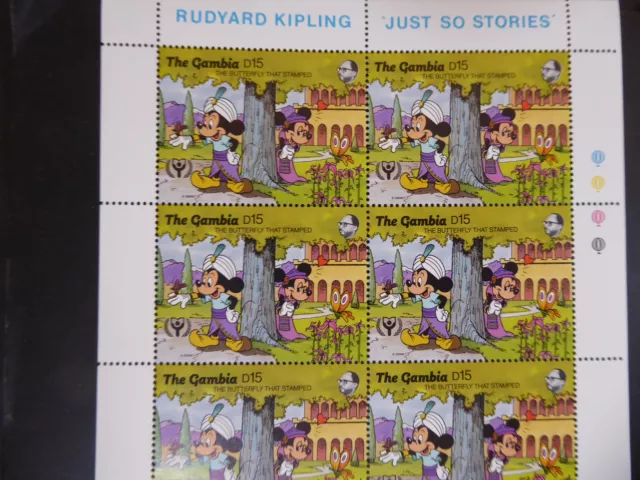 Gambia 1991, "Disney" KB Serie "Alphabetisierung",**/MNH, MiNr.1198/05KB, ME 200 2