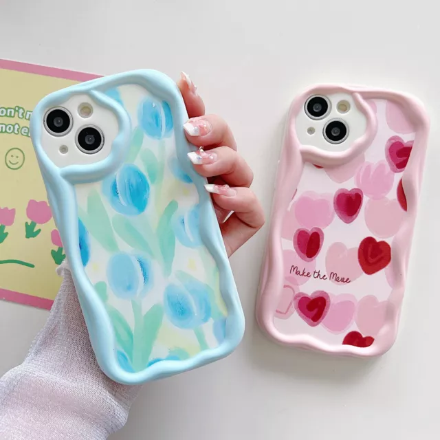 For OPPO VIVO Hot Cute 3D Cream Macaron Girl Soft Silicone Phone Case Cover Back