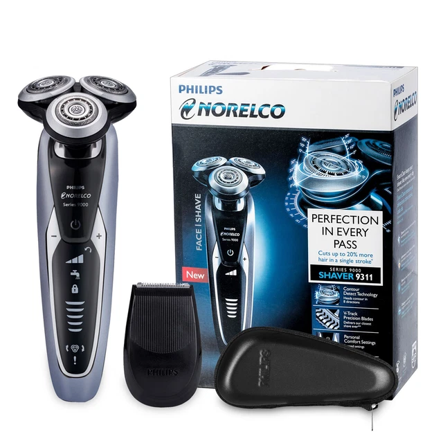 Pour Philips S9311/84 Rasoir électrique Series 9000 avec tondeuse barbe clipsabl