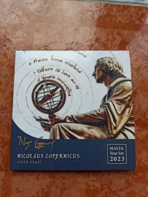 Malta Original KMS 2023 mit 2-Euro-Sondermünze * Kopernicus *