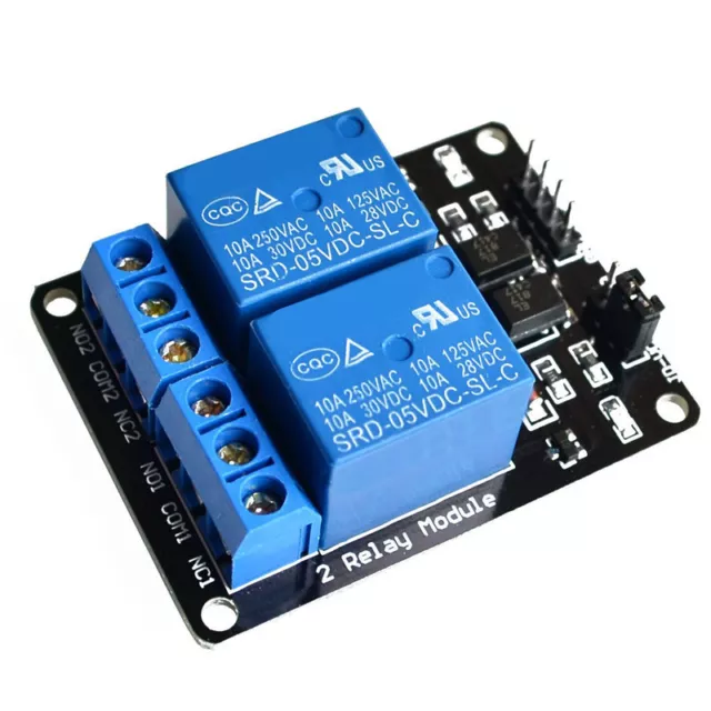 New 5V/12V 2 Channel Relay Board Module for Arduino Raspberry Pi ARM AVR DSP PIC