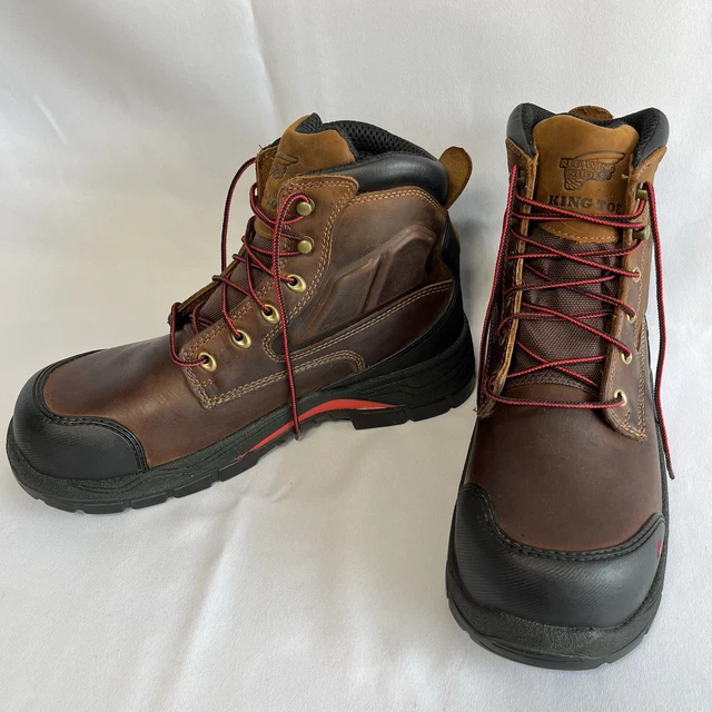 RED WING 4402 Size 11ee Wide King Toe Waterproof Mens Leather Work ...