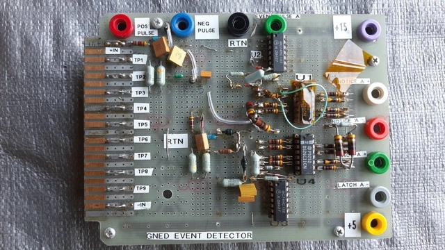 Used Protoboard with Electronic Components 2