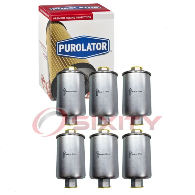 6 pc Purolator F33144 Fuel Filters for XF33144 WK 612/2 WG-3727 WF-481 VG14 pa