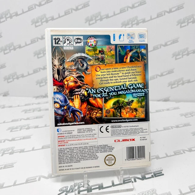 Overlord Dark Legend Wii Nintendo Codemasters PAL/UK in scatola con manuale 2