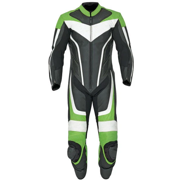 Mens A Grade Leather Motorcycle 1PC Suit Motorbike Rider Racing Armour Sports AB