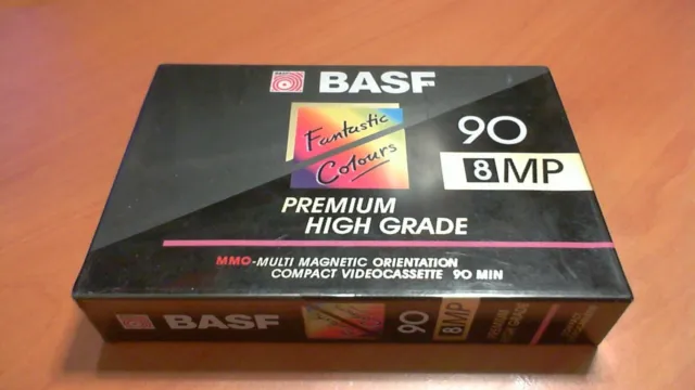 New Sealed - BASF MP 8mm Metal Particle VIDEO8 Cassette Metal Tape