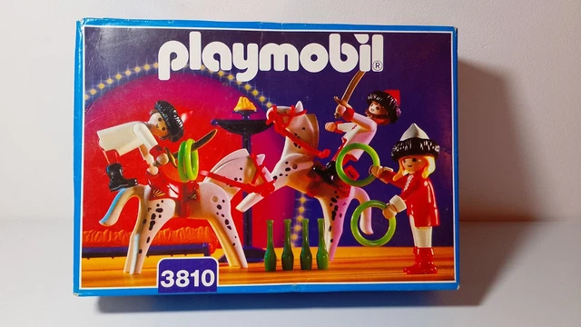 2 Personnages Playmobil Vintage Cirque / Homme Fort - Occasion Pour Collection