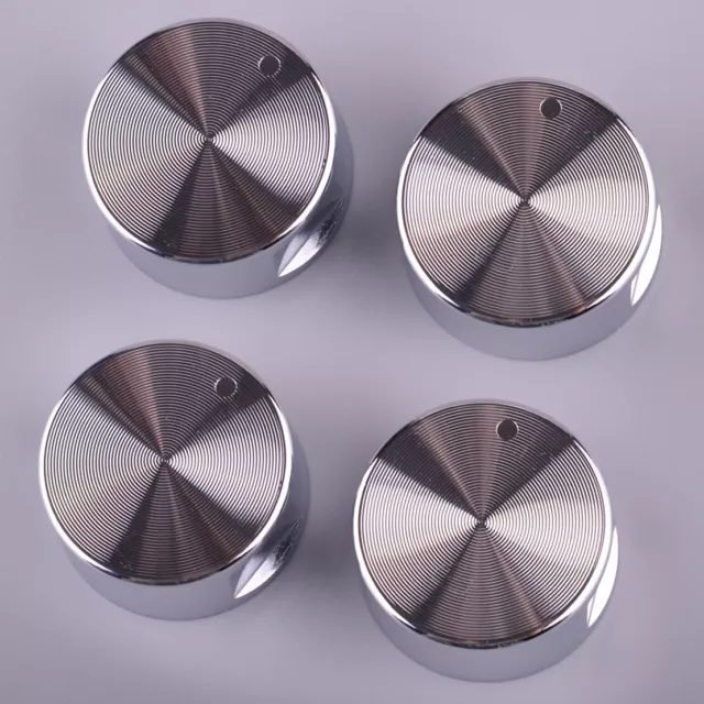 4Pcs Metal Gas Cooker Oven Stove Knob Control Rotary Switch 6mm Universal Hot