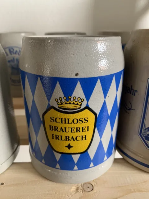 Bierkrug 0,5ltr. Brauereikrug Steinkrug Schloss-Brauerei Irlbach