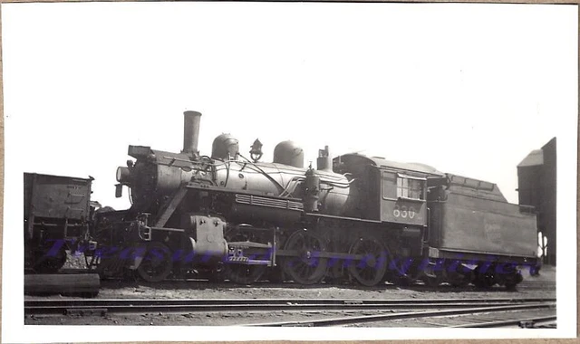 1930s Canadian National Railway Steam Engine 2168 Locomotive Train 2-8-0 Photo