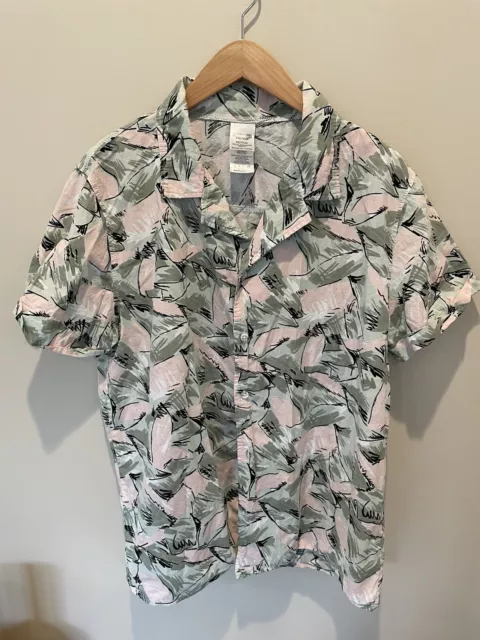 Stranger Things Jim Hopper Hawaiian Shirt Men Medium Officially Netflix Licensed