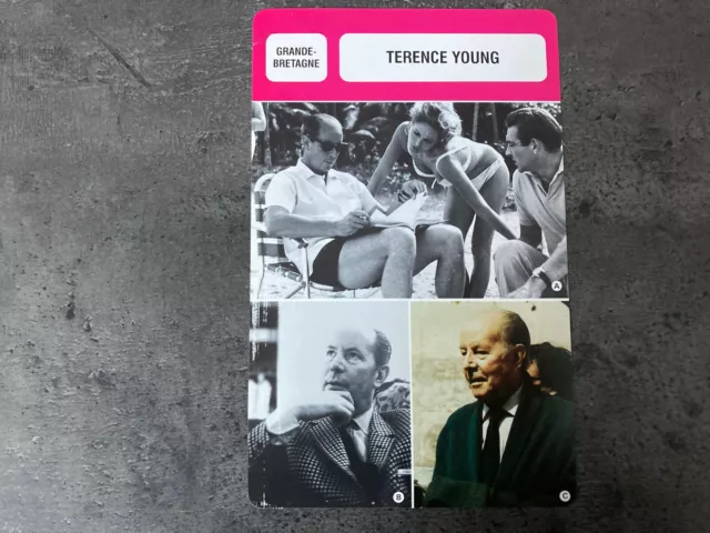 Carte Fiche Cinema Realisateur Terence Young