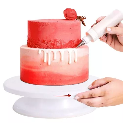 30cm Rotating Cake Turntable Stand Cakes Decorating Icing Tool