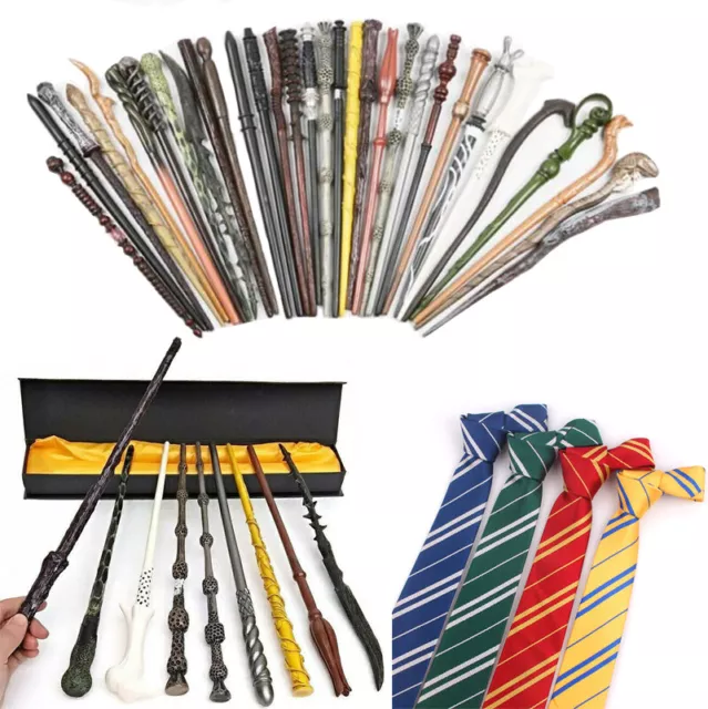 Harry Potter Magic Wand Hermione Ron Voldermort Dumbledor Wand With Black  Box For Cosplay