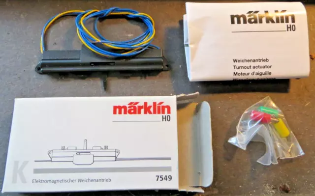 MÄRKLIN Spur H0 7549  K Weichenantrieb elektromagnetisch neue Version Neu in OVP