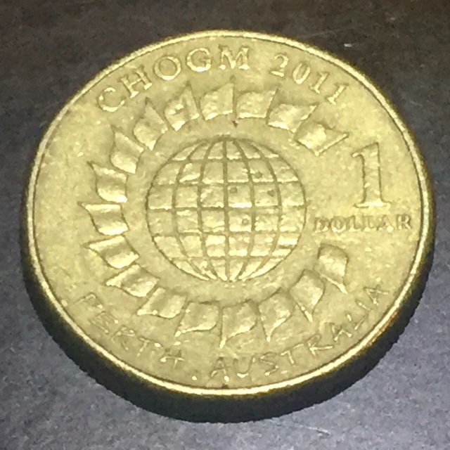 2011 AUSTRALIAN CHOGM Perth 1 One Dollar Coin $3.70 - PicClick AU