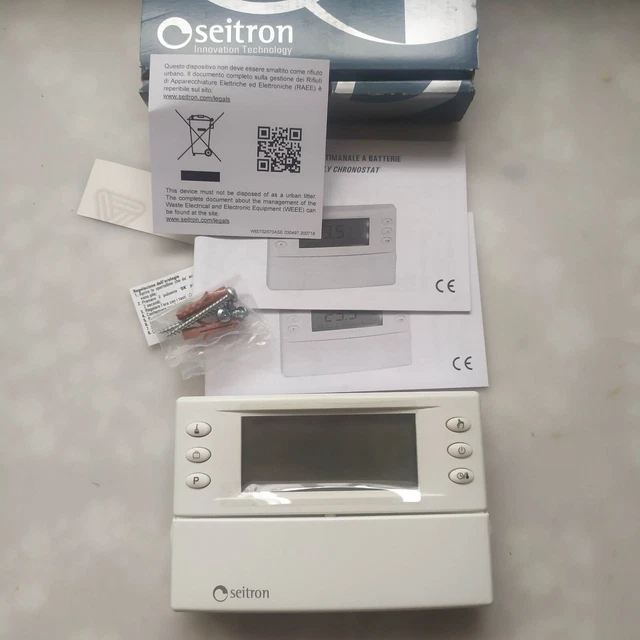SEITRON Magictime +  Thermostat programmable numérique hebdomadaire 2