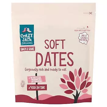 Crazy Jack Organic Soft Dates Ready to Eat 200g-2 Pack