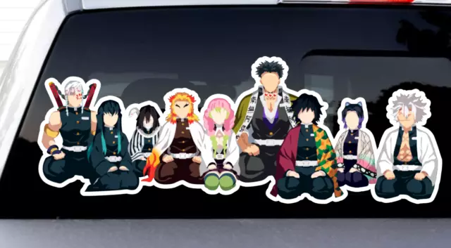 Anime Demon nine pillars - Vinyl Decal Truck Car Sticker Laptop