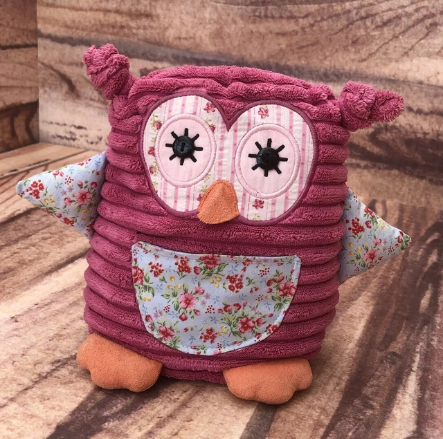 JELLYCAT I AM Twitter Witter Owl Cordy Floral Comforter Hug Toy Rare £10.00 PicClick UK