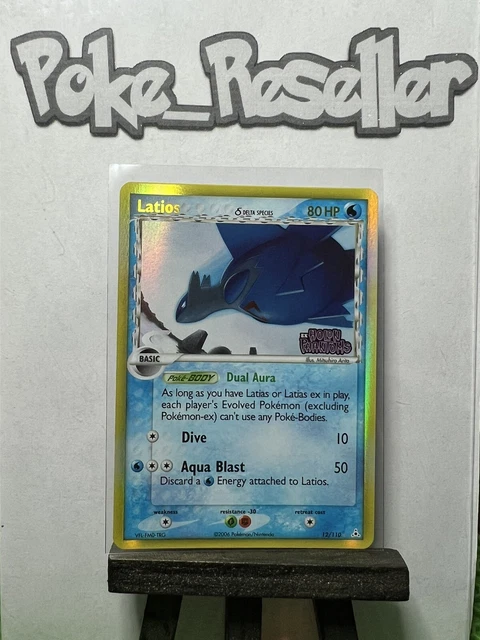 Latios EX - Pokémon Vintage - Holon Phantoms 12/110 Reverse Holo Rare STAMPED NM