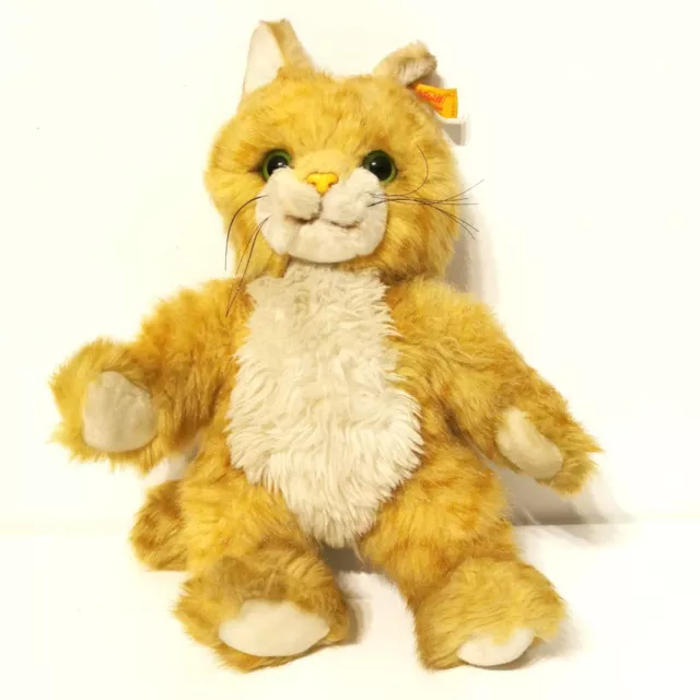 Steiff Katze mit Druckstimme 6080/32 80er Vintage