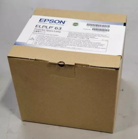 Epson Projector Lamp Bulb V13H010L63 / ELPLP63 / New