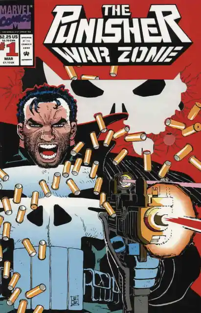 The Punisher War Zone Special Die Cut Cover Vol 1 #1 Marvel Comics March 1992 NM