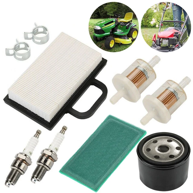 LAWN MOWER OIL/PRE/AIR Filter Kit ForJohnDeere L111 L118 L120 LA120