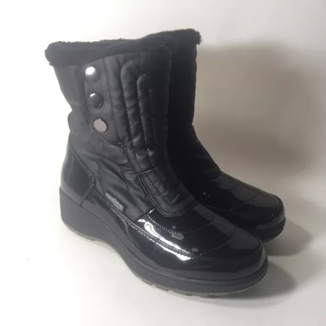 Santana Canada Harper Aquatherm Winter Waterproof Black Boots Women’s Size 8