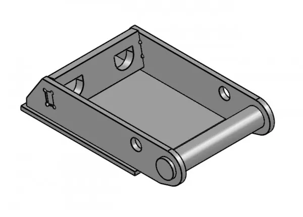 Adapterrahmen mit Platte Schnellwechselrahmen Schnellwechsler MS 08