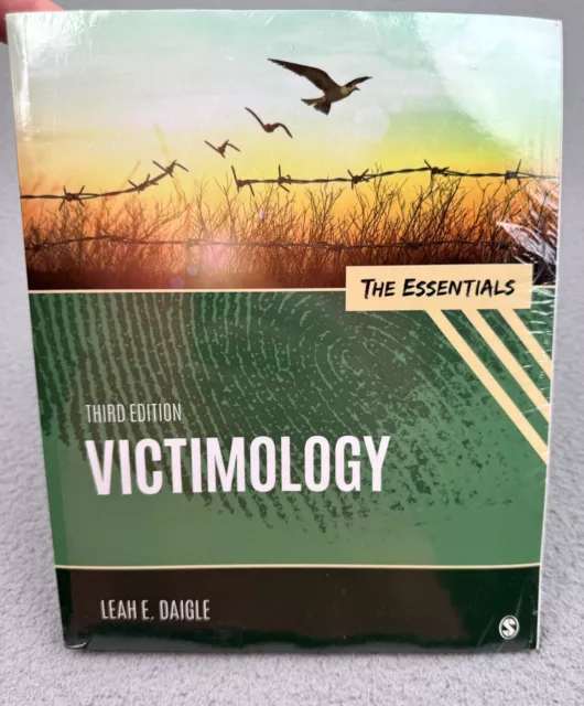 Victimology The Essentials by Leah E. Daigle 2021 Paperback Third (3rd) Edition