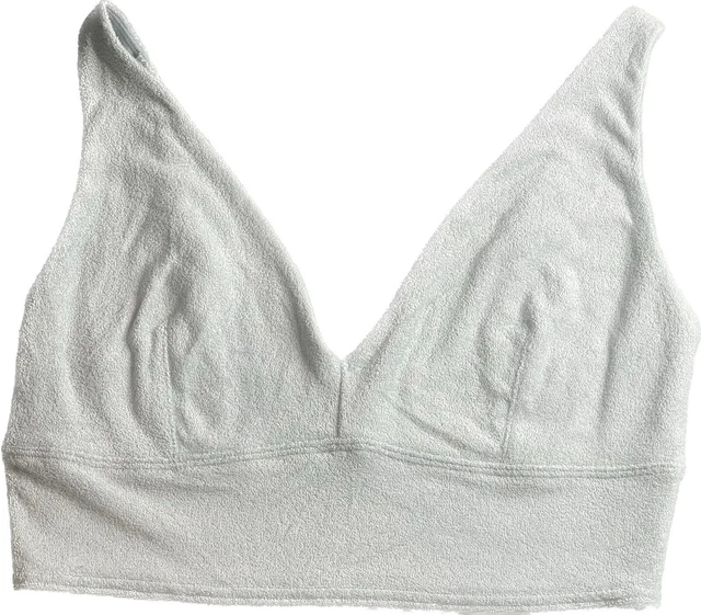 Hollister Gilly Hicks gray racer back sports bra size XS