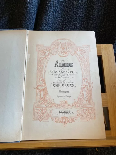 Gluck Iphigenie en Tauride / Armide partition chant piano editions Peters